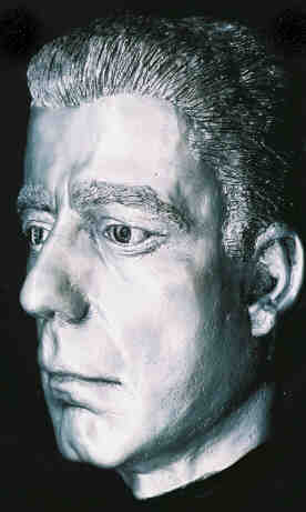 Humphrey Bogart Bust sculptured Life Mask