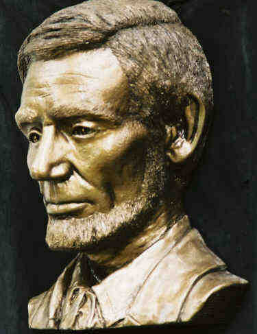 Abraham Lincoln Bust sculptured Life Mask