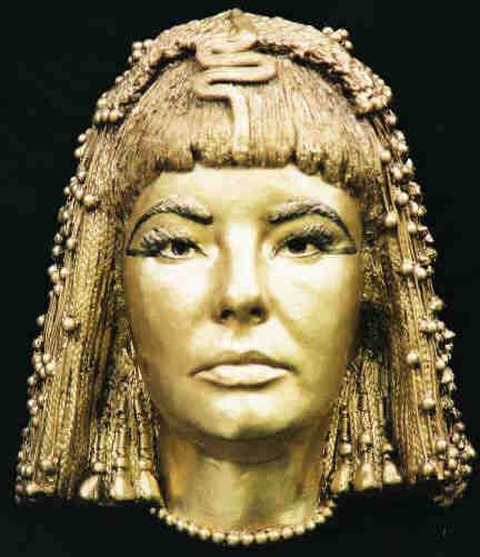 Elizabeth Taylor Bust as Cleopatra sculptured Life Mask