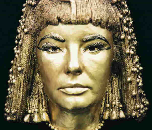 Elizabeth Taylor Bust as Cleopatra sculptured Life Mask