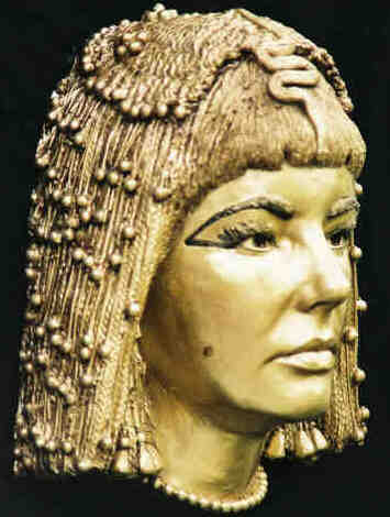 Elizabeth Taylor Bust as Cleopatra sculptured Life Mask